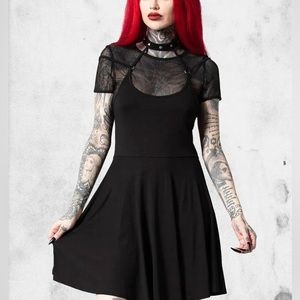 Killstar Rotten Luck Skater Dress XL